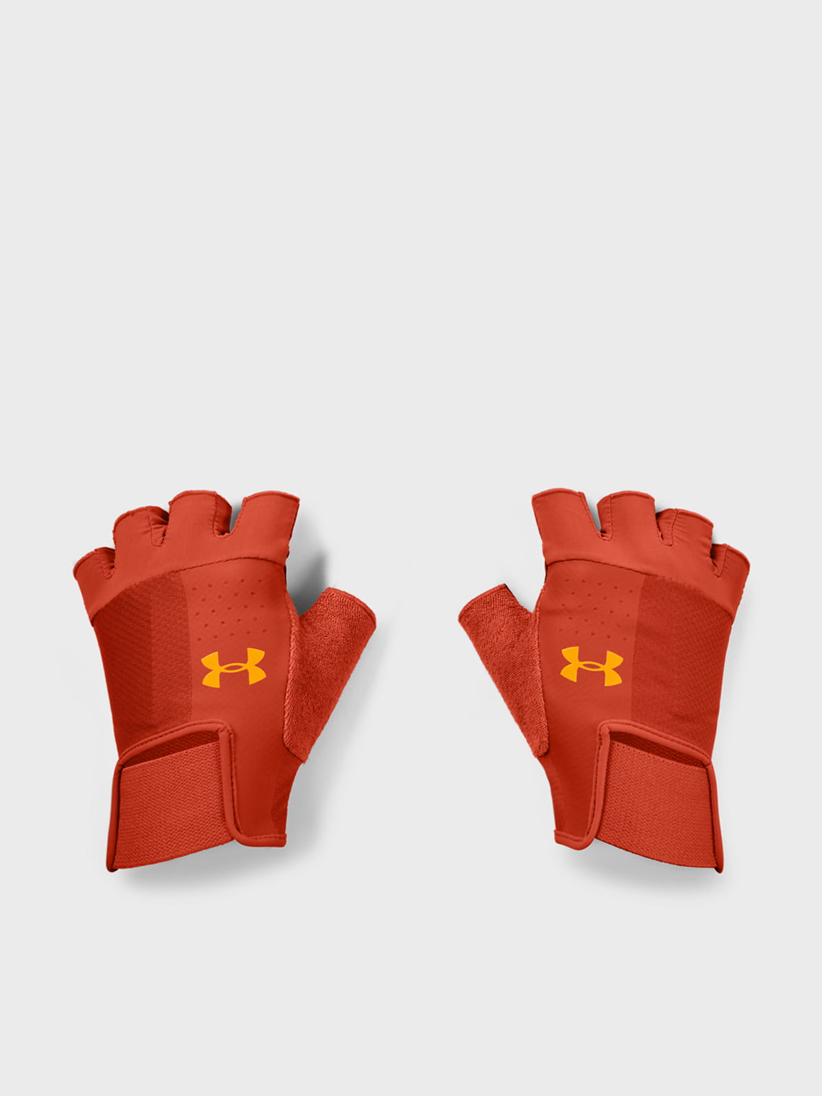 Перчатки терракотового цвета с логотипом | 5601695