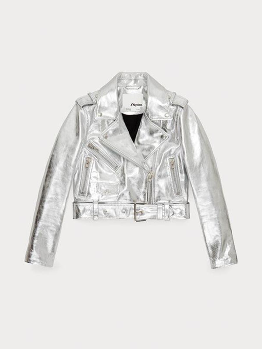 Куртка сріблястого кольору | 5608533