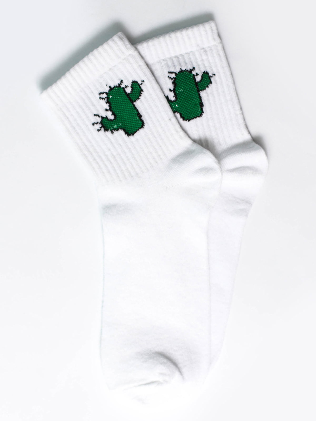 Шкарпетки білі з малюнком | 5631143