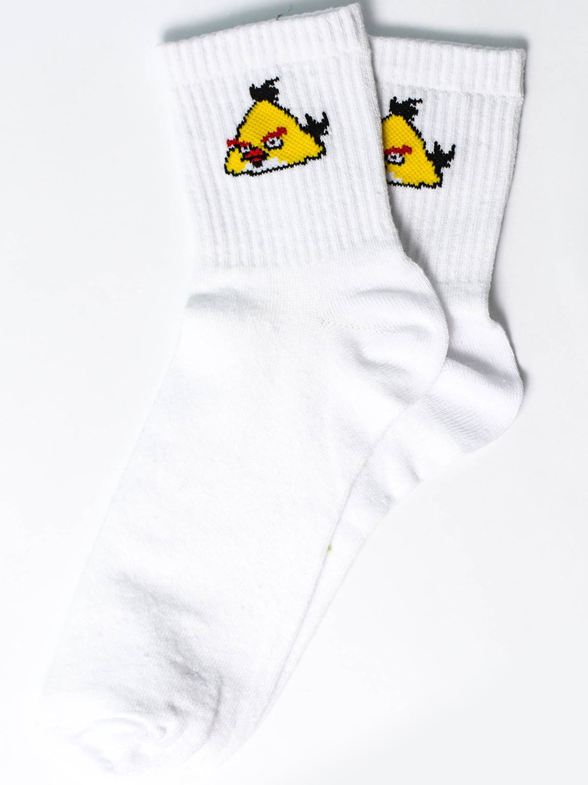 Шкарпетки білі з малюнком | 5631152