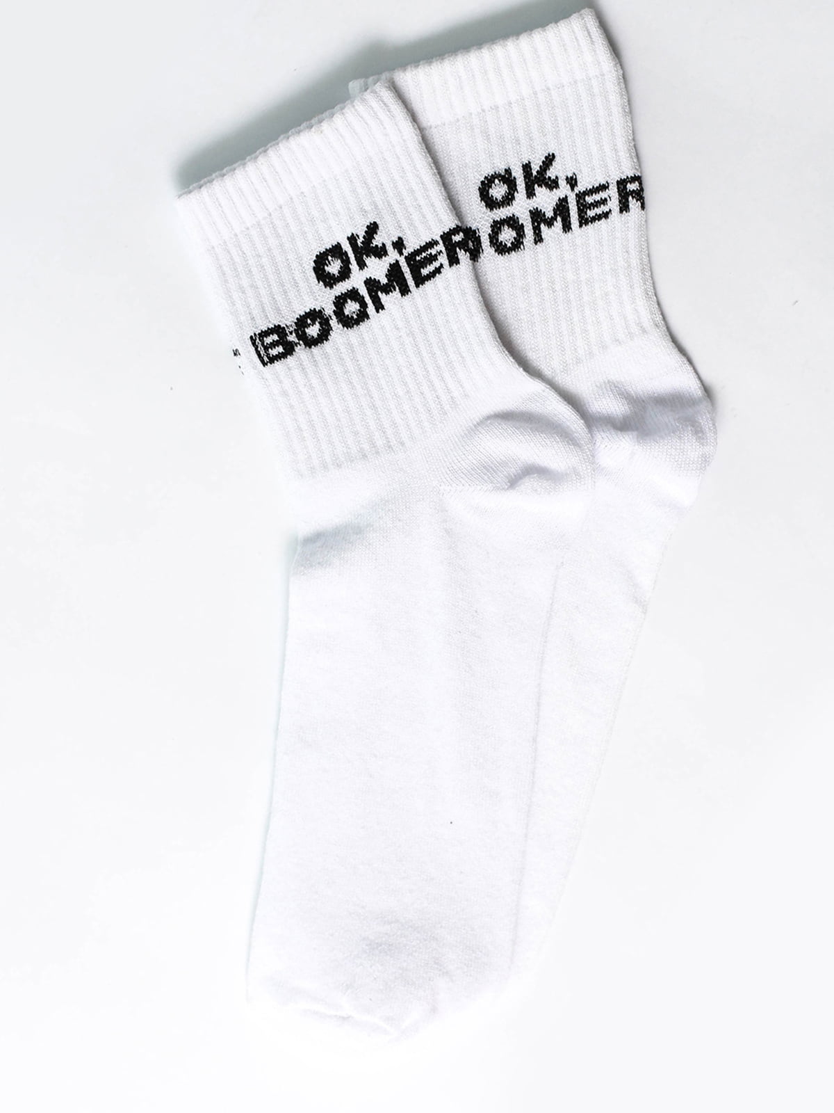Шкарпетки білі з малюнком | 5631179