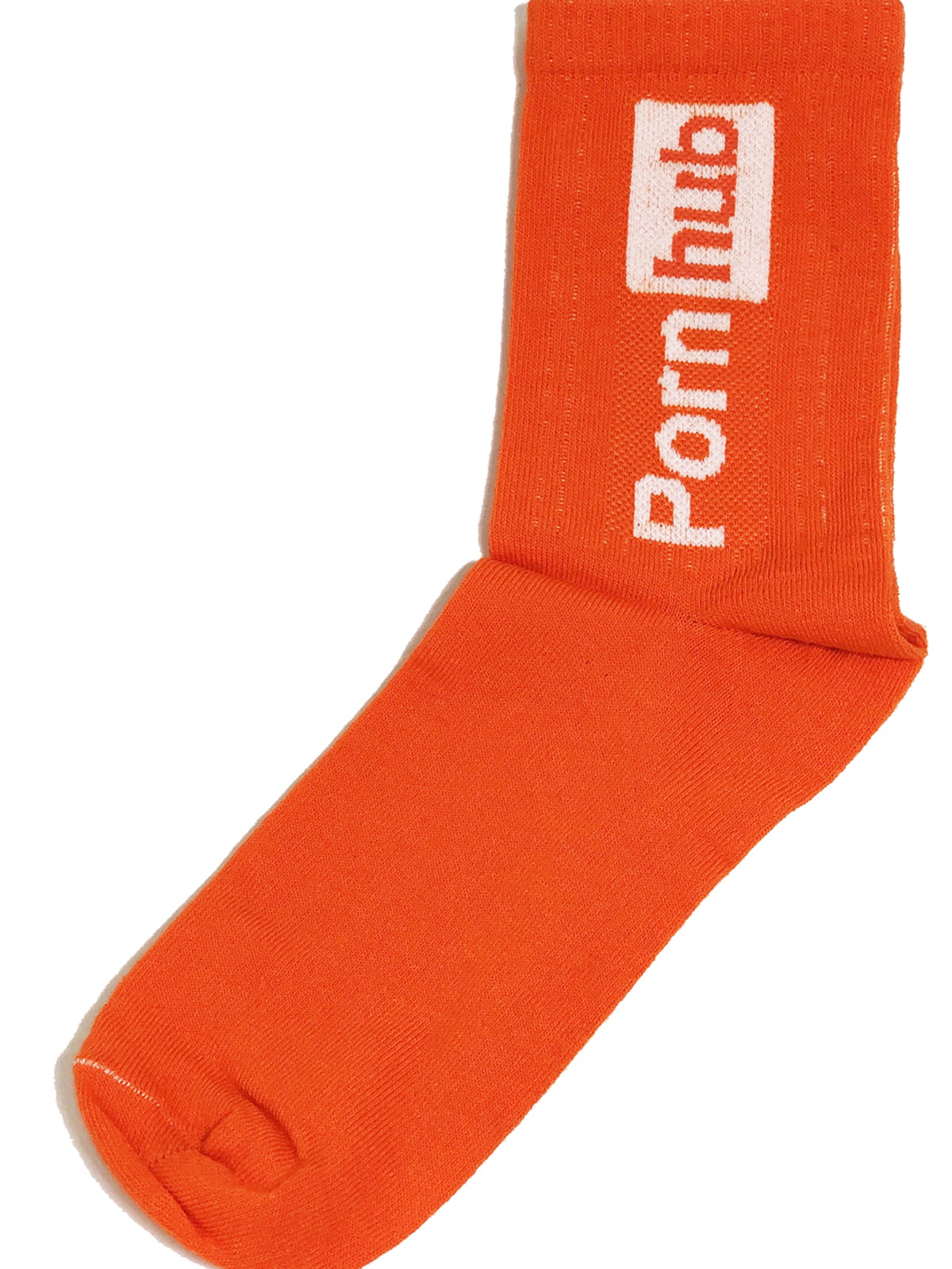 Шкарпетки помаранчеві з написом | 5631290