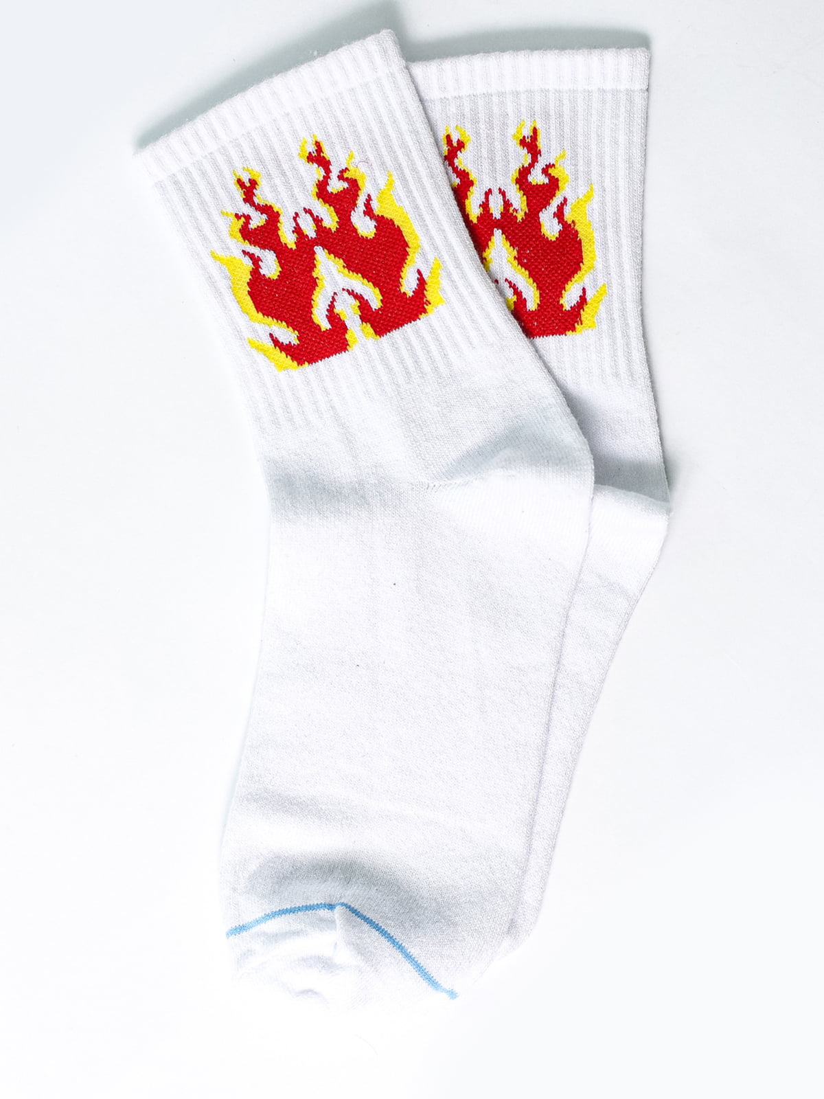 Шкарпетки білі з малюнком | 5631353