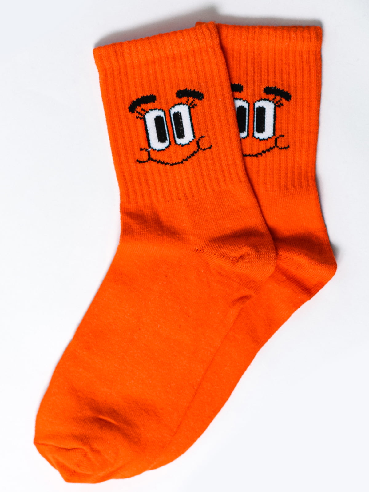 Носки оранжевые с рисунком | 5631389