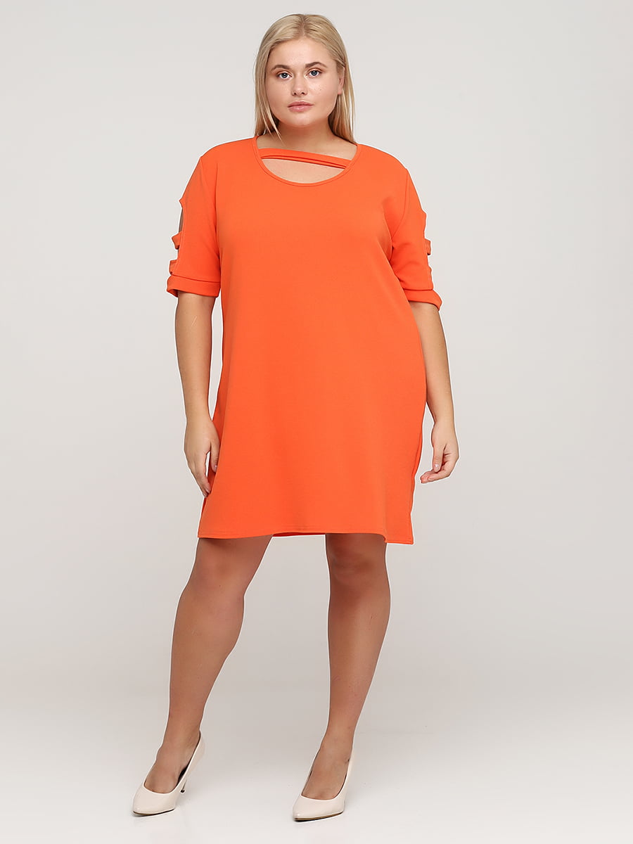 Платье оранжевое | 5641743
