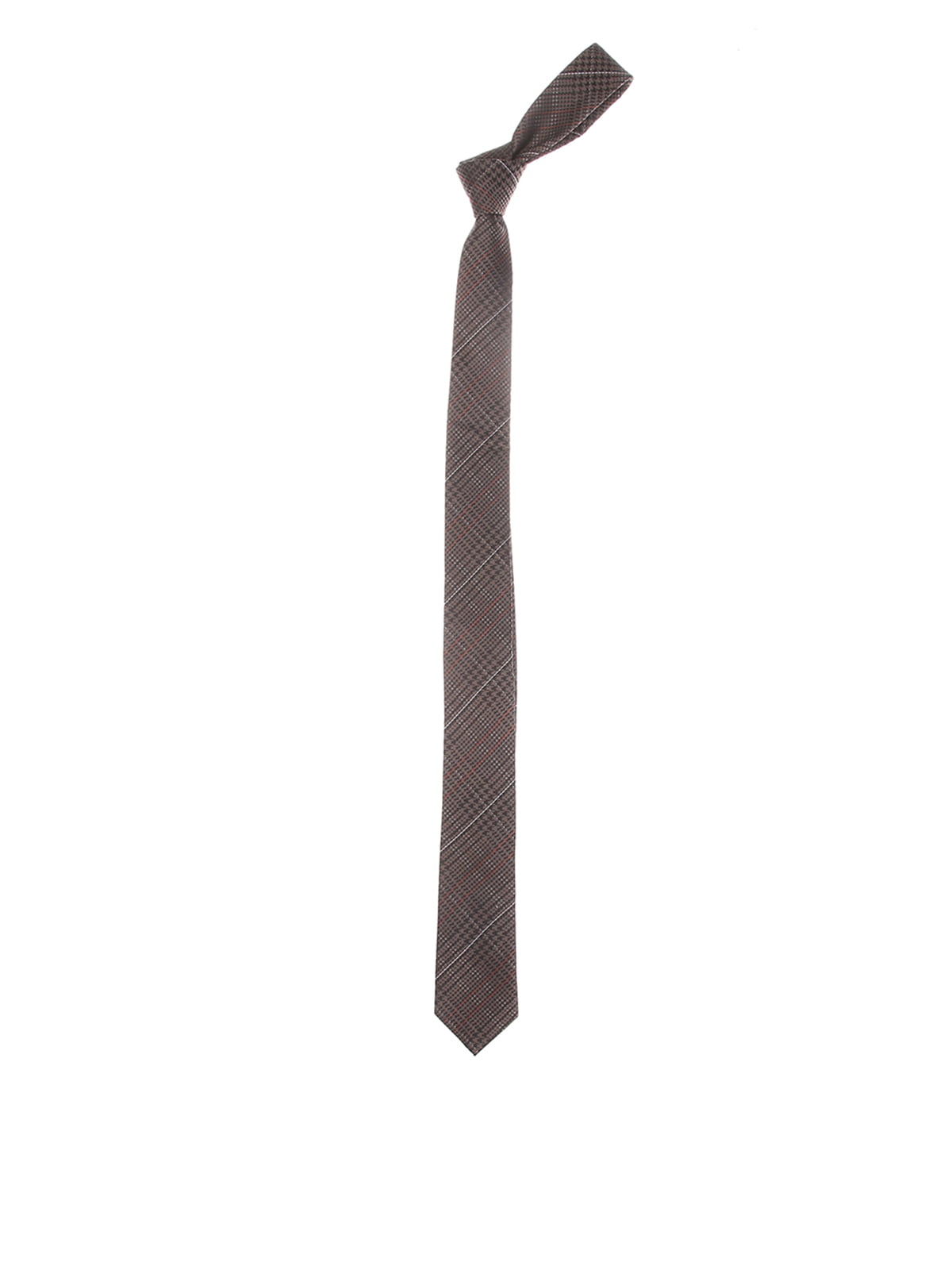 Краватка коричнева в клітинку | 5660195