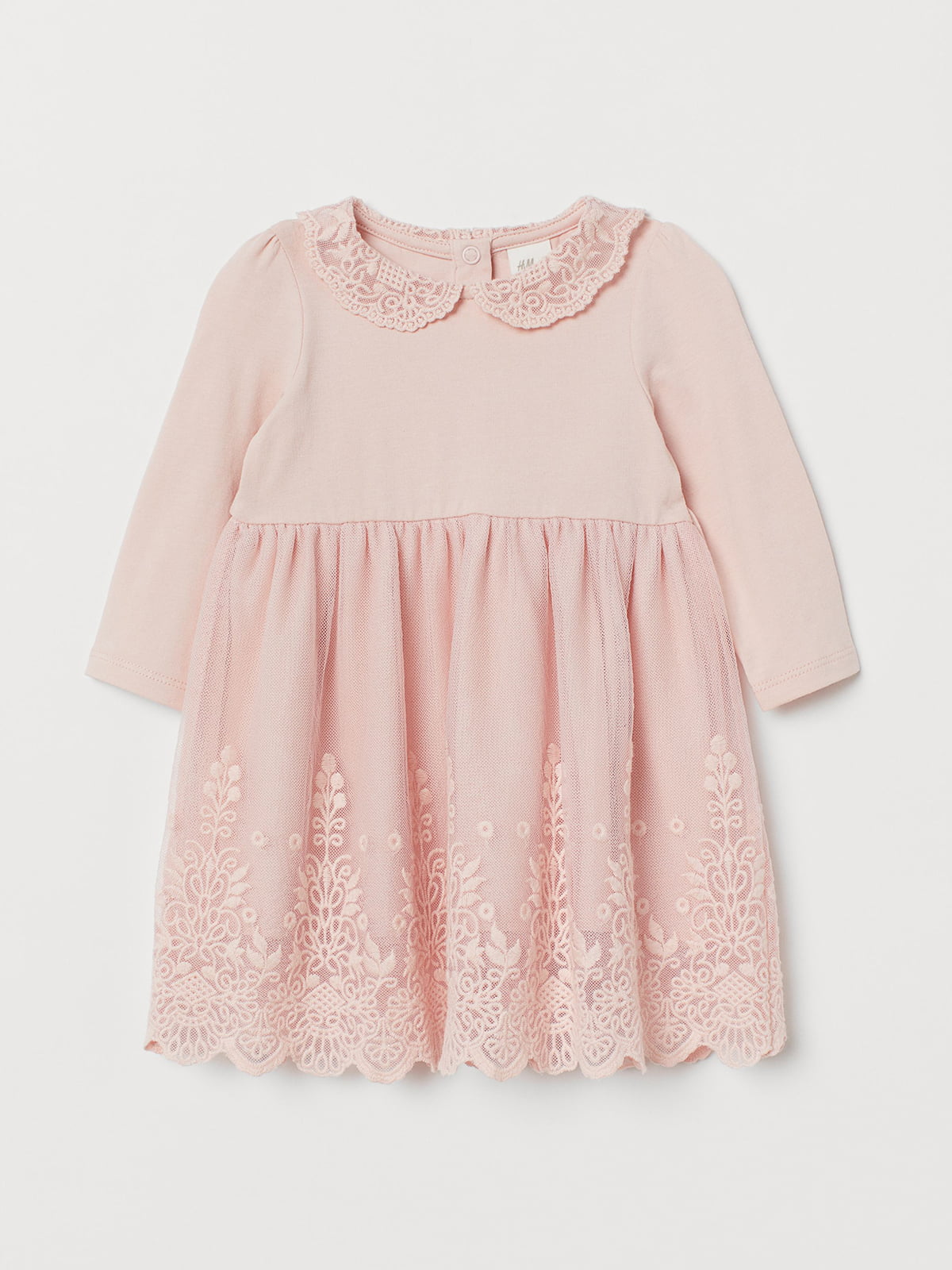 Платье розового цвета с узором | 5662588