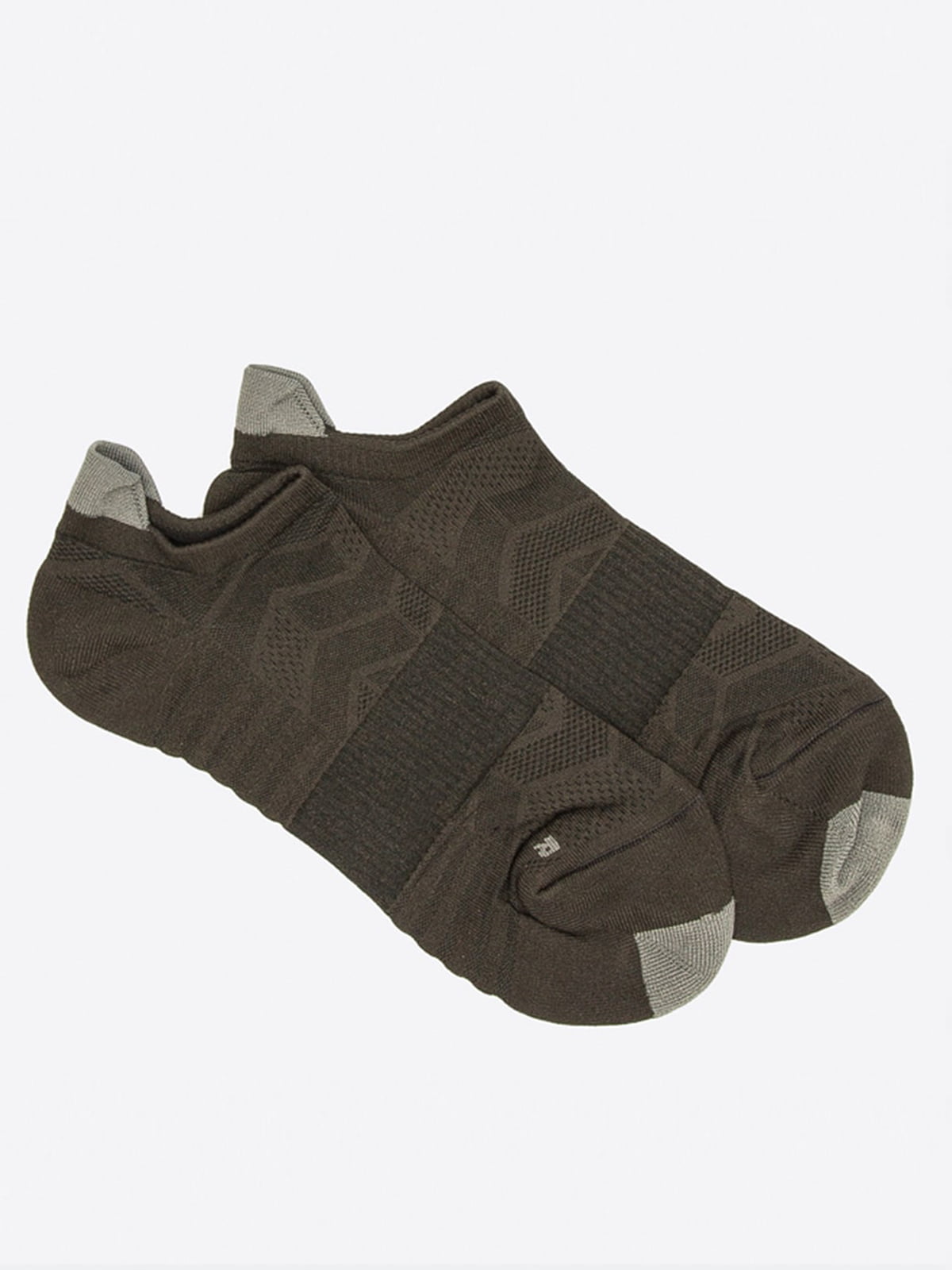 Шкарпетки кольору хакі з візерунком | 5664821