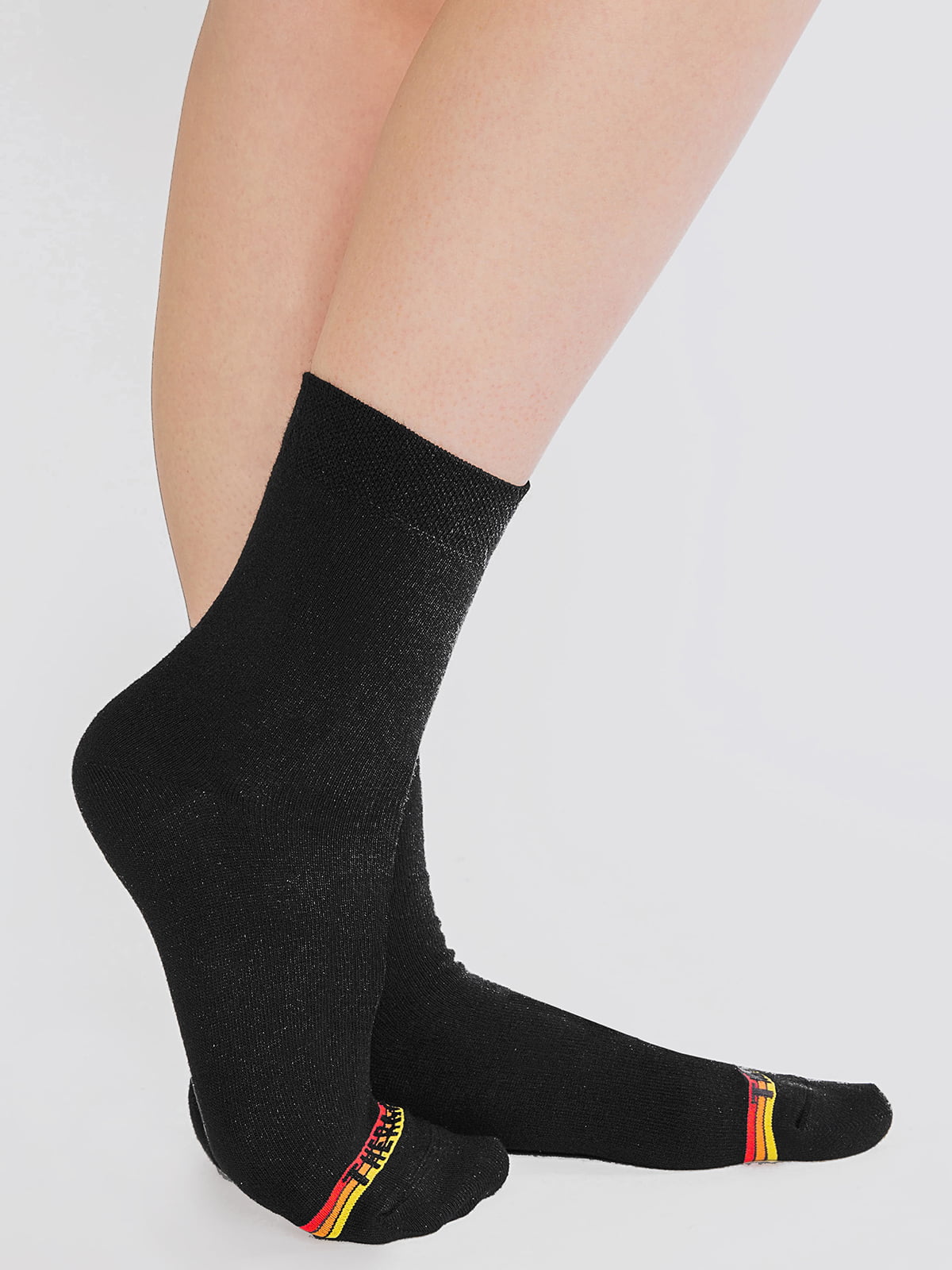 Термошкарпетки чорні з логотипом | 5664847