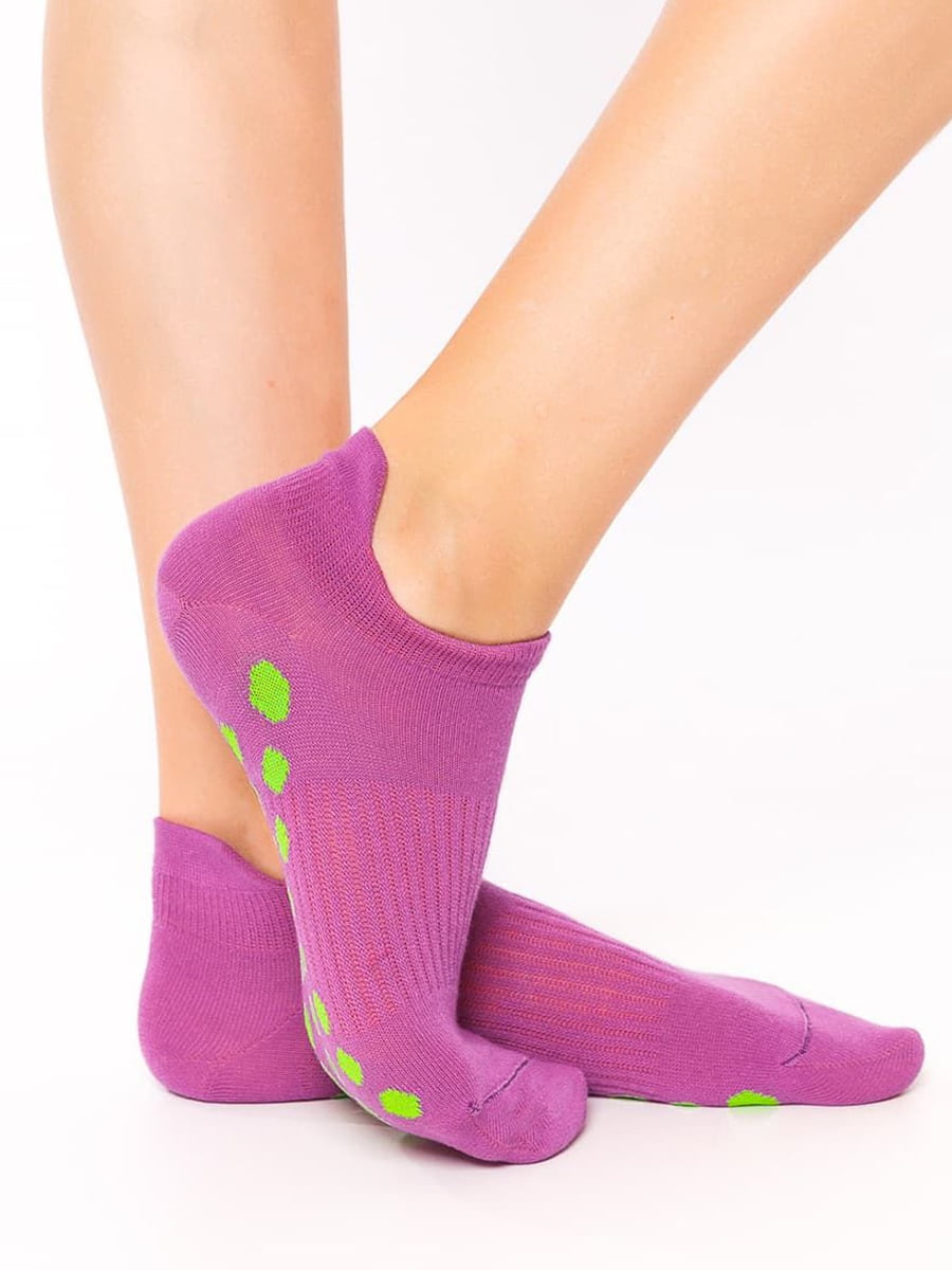 Шкарпетки фіолетові в горошок | 5664844
