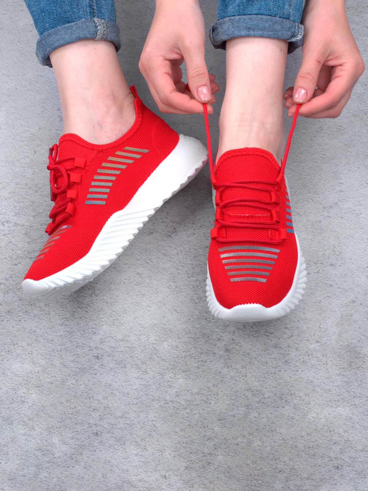 Кросівки червоні | 5643815