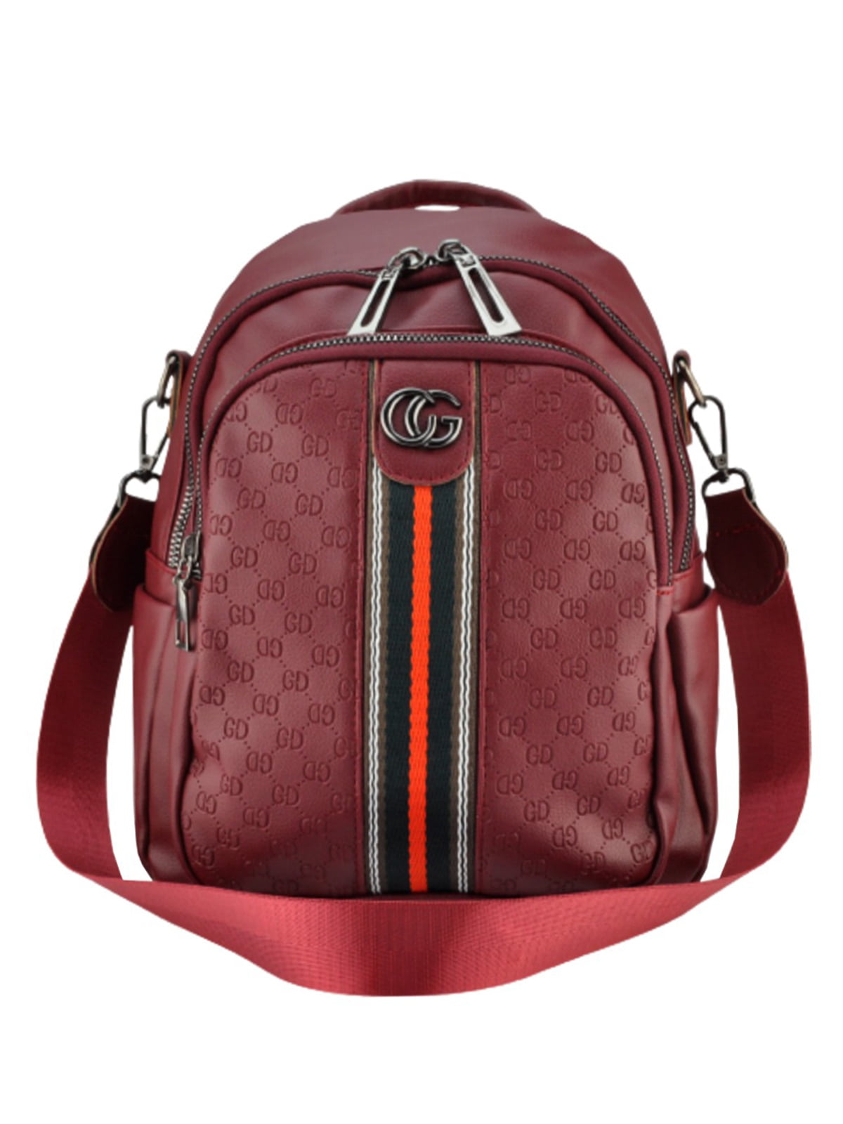Рюкзак бордовый с логотипом | 5676406