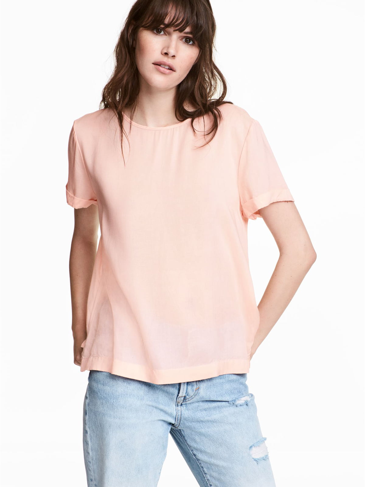 Блуза персикового кольору | 5677102