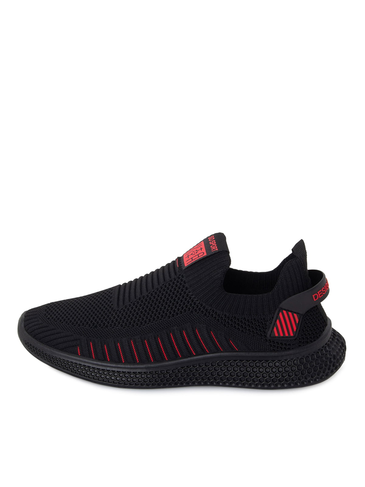 Кросівки чорно-червоного кольору | 5679112