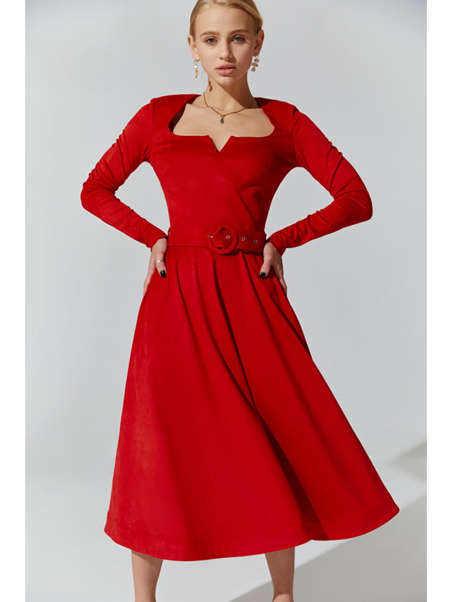 Платье красное | 5681950