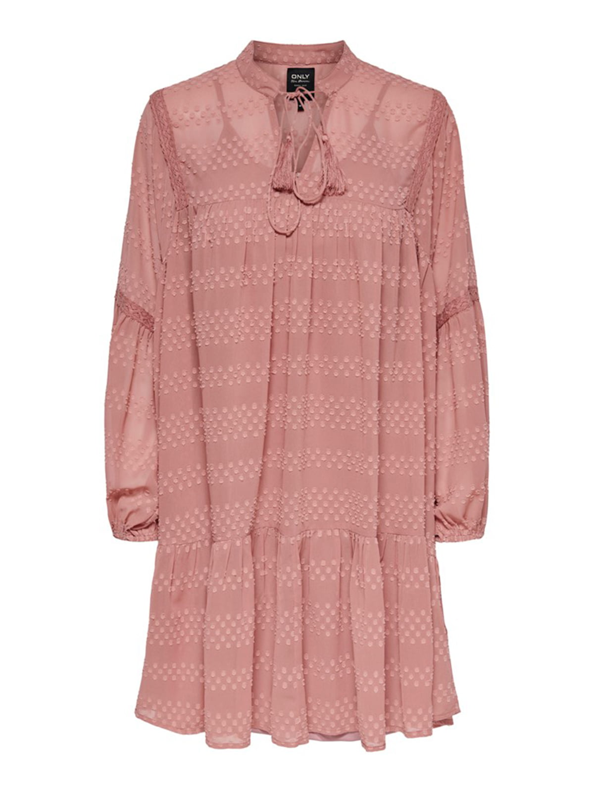 Сукня рожевого кольору з візерунком | 5687613