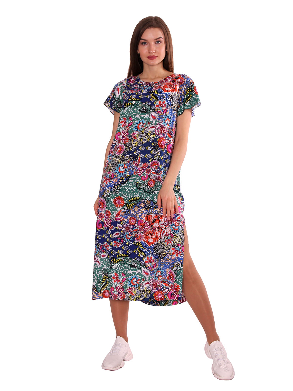 Платье комбинированной расцветки | 5687990