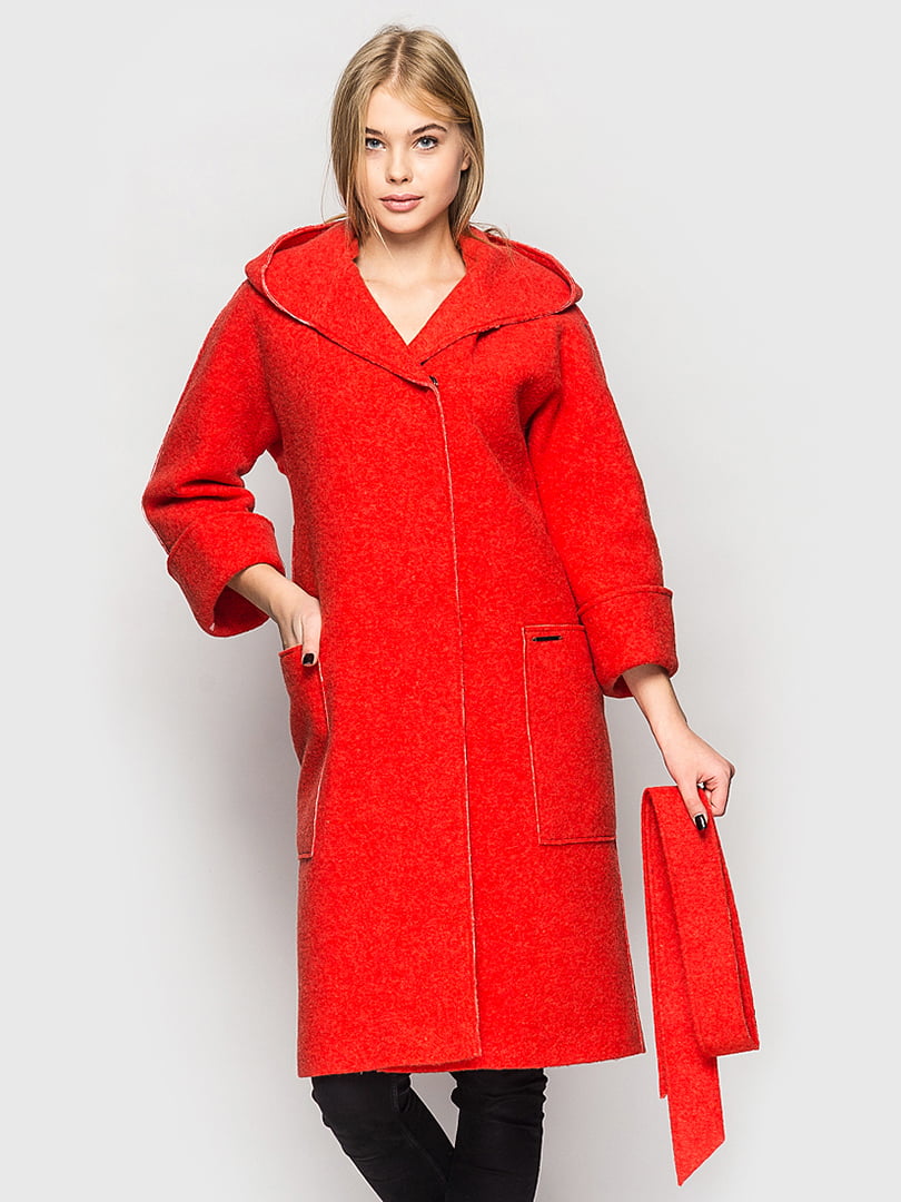 Пальто червоне | 5691643