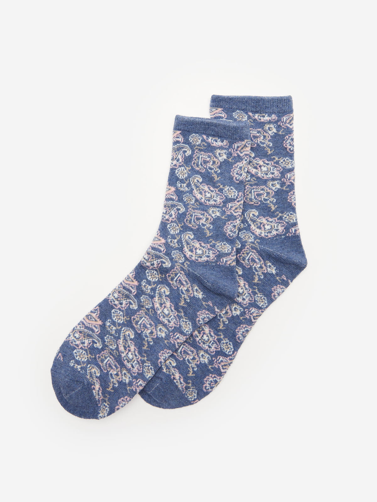 Шкарпетки сині з принтом | 5692872