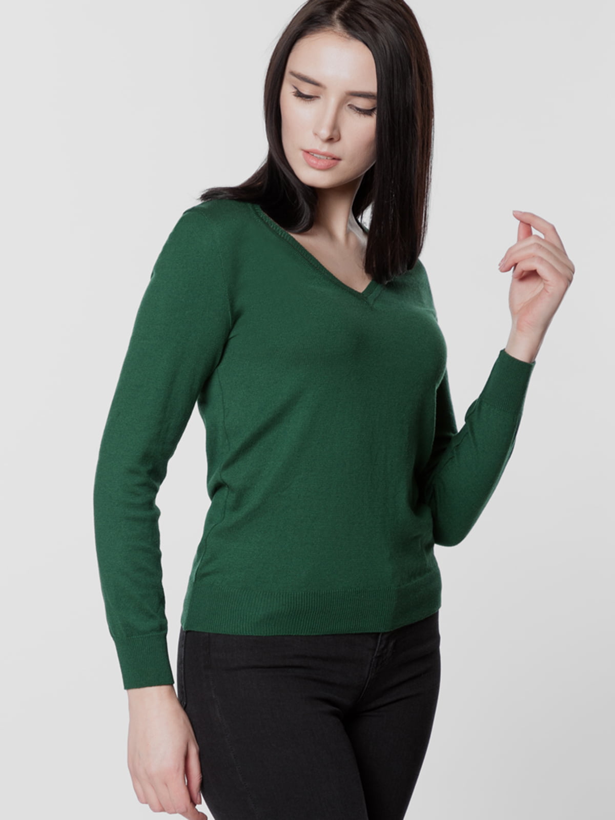 Пуловер зеленый | 5699674