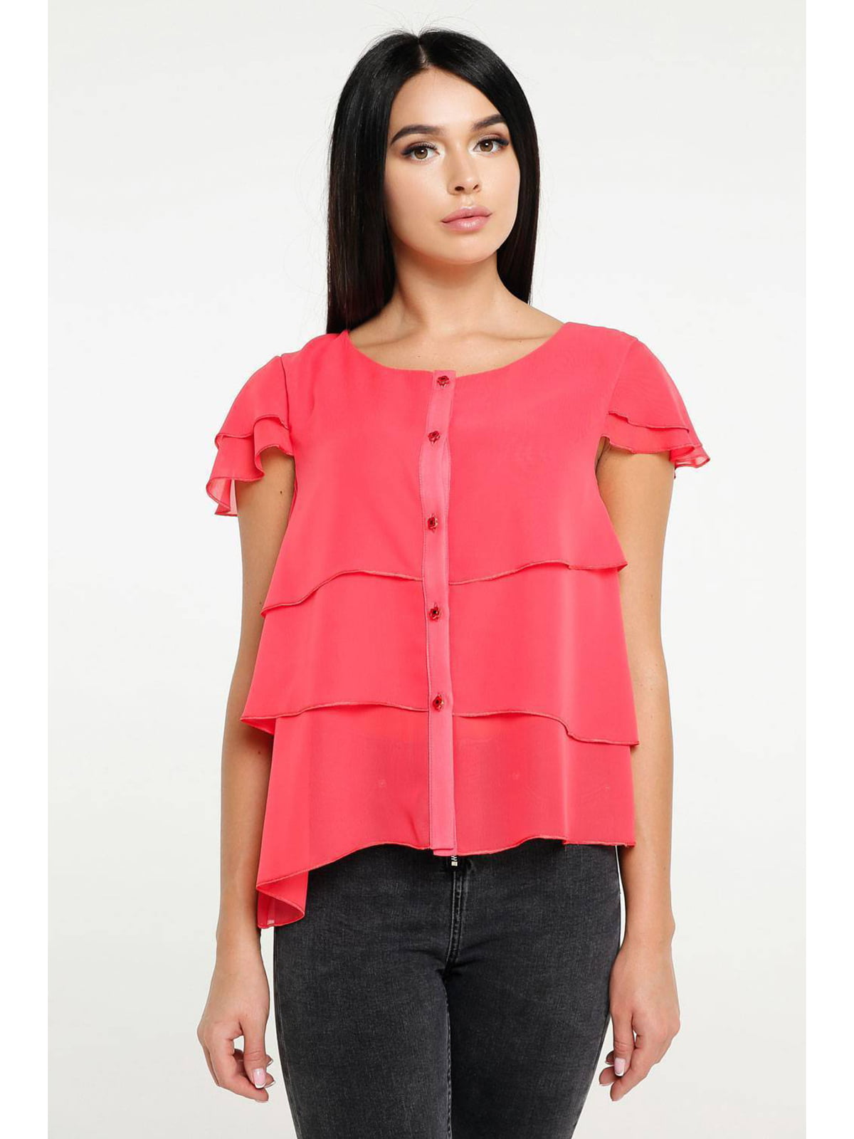 Блуза ярко-розовая | 5699681
