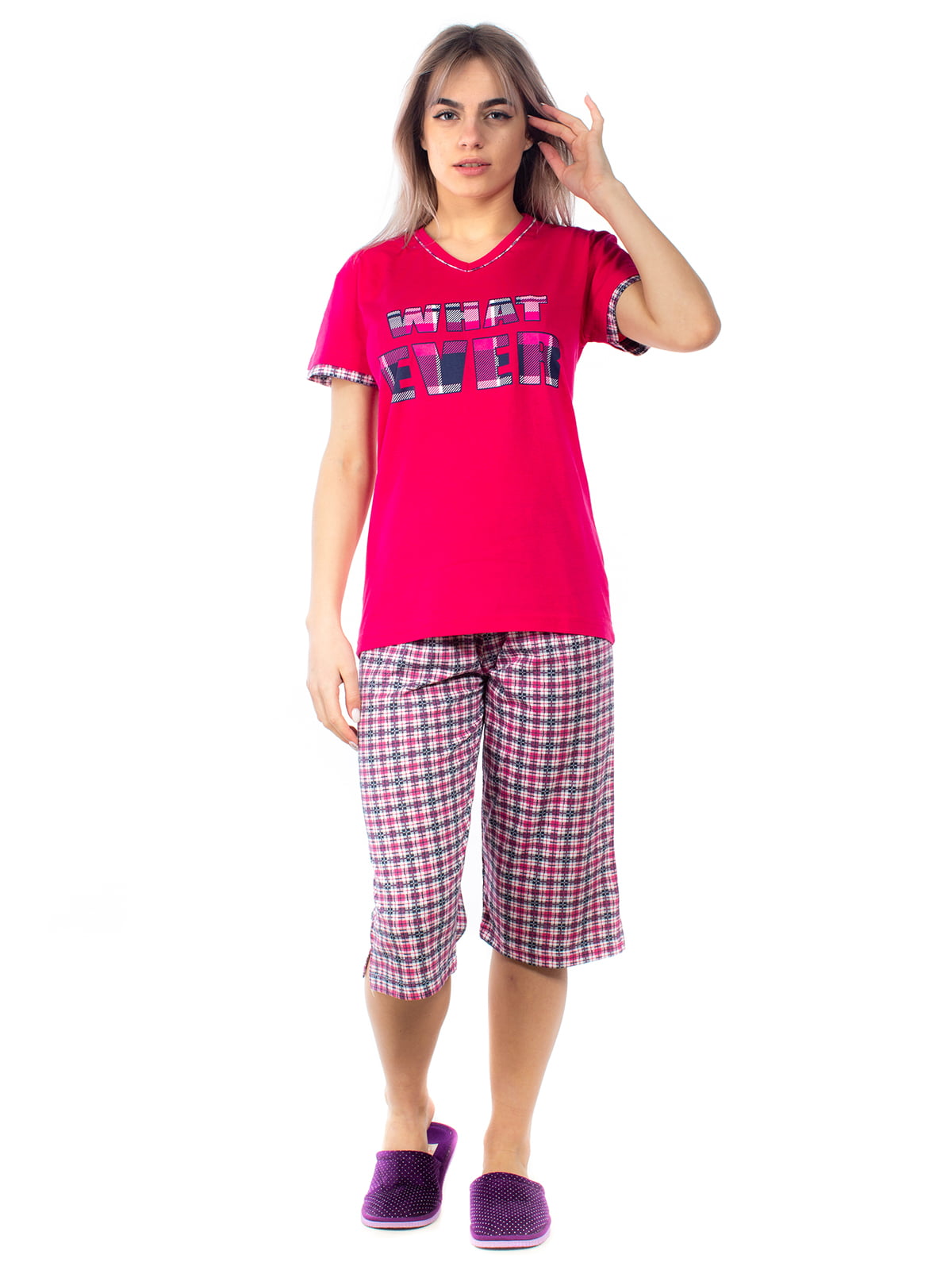 Пижама: футболка и бриджи | 5653015