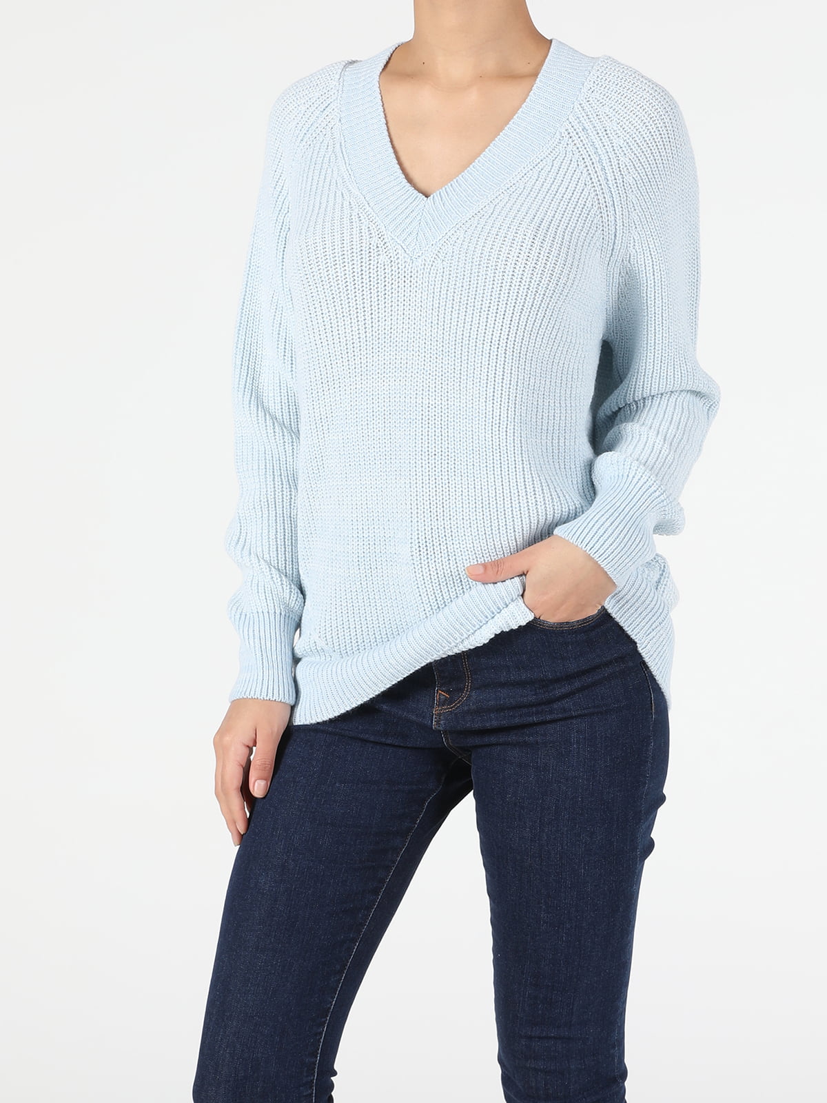 Пуловер голубого цвета | 5709785