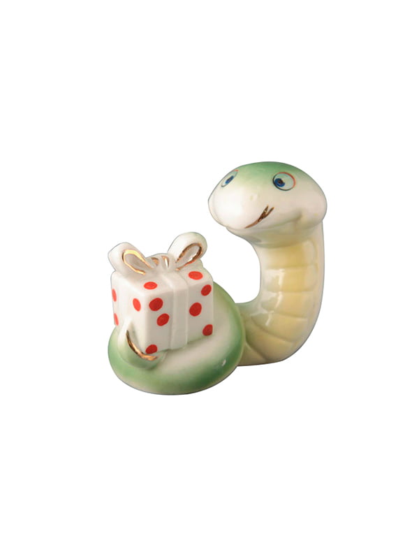 Фигурка декоративная «Змея с подарком» (7,5 см) | 5705841