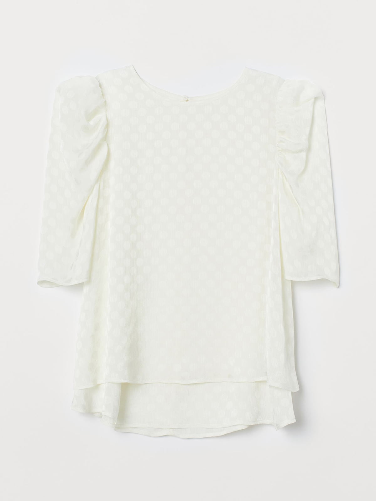 Блуза для кормящих кремового цвета в горошек | 5711511