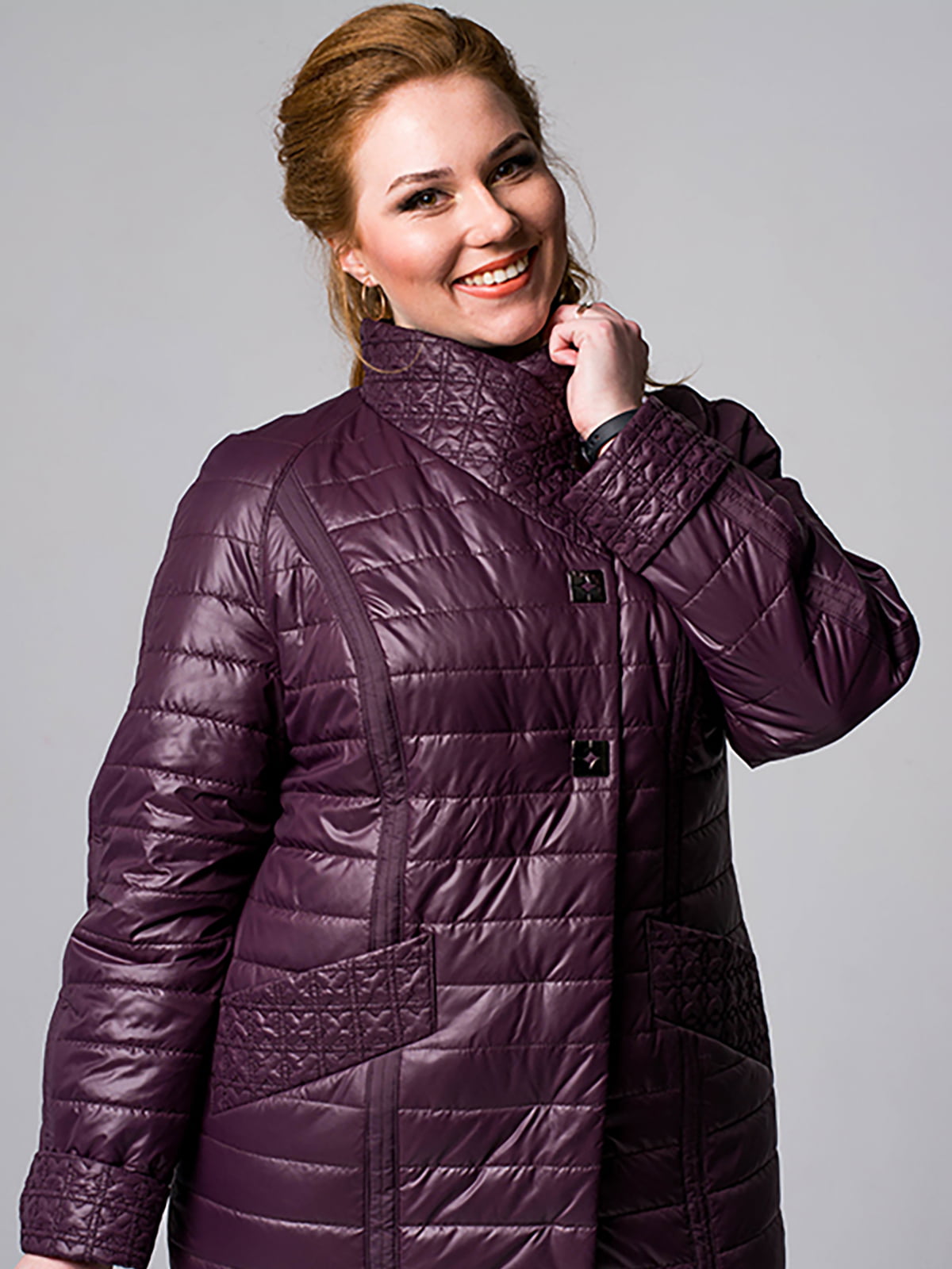 Купить весеннюю женскую куртку большого размера