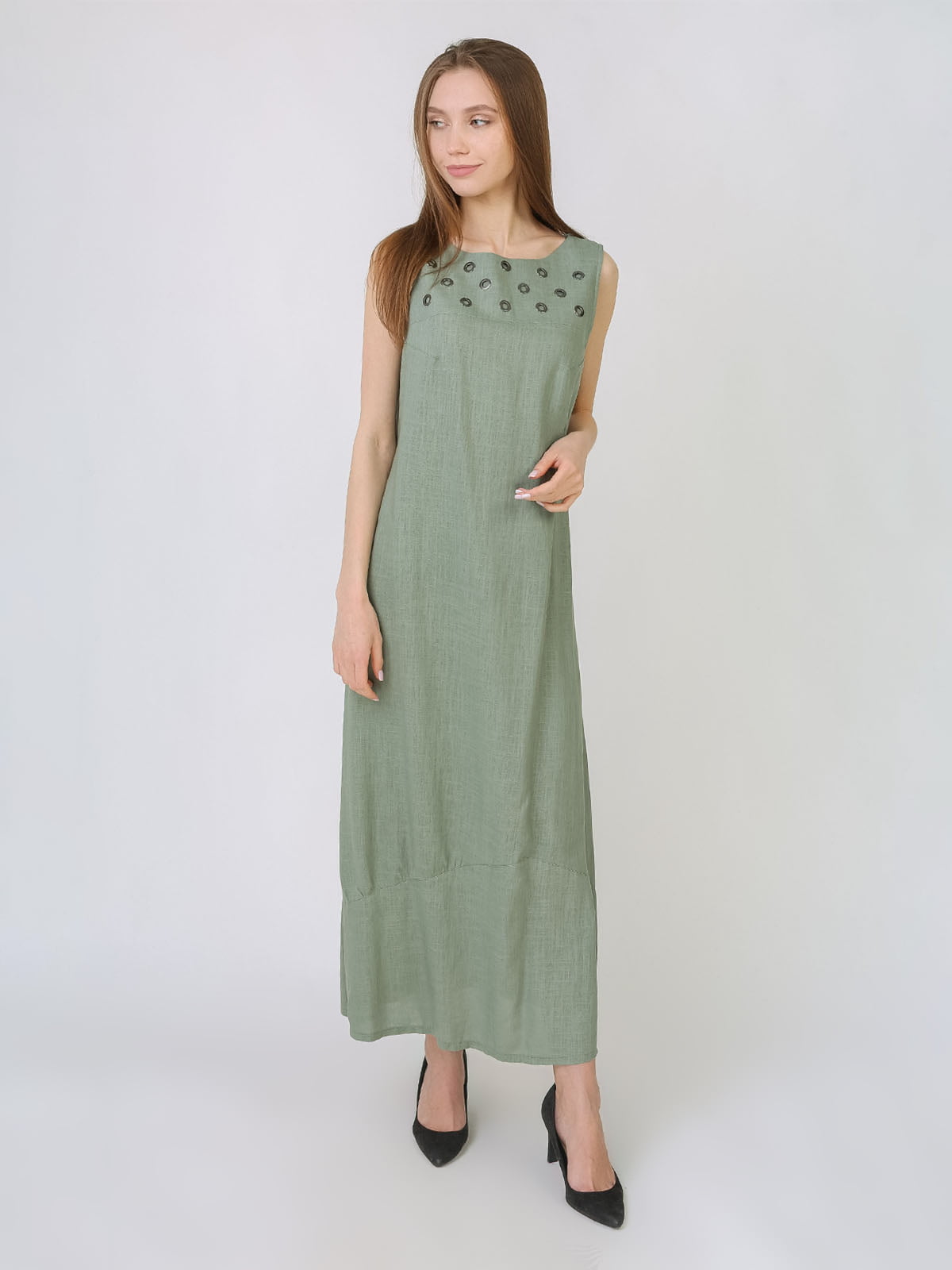 Сукня оливкового кольору | 5707882