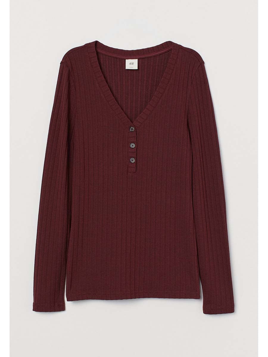 Пуловер бордовий | 5728377