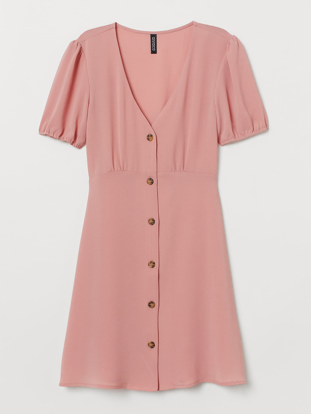 Сукня А-силуету приглушено-рожевого кольору | 5734061