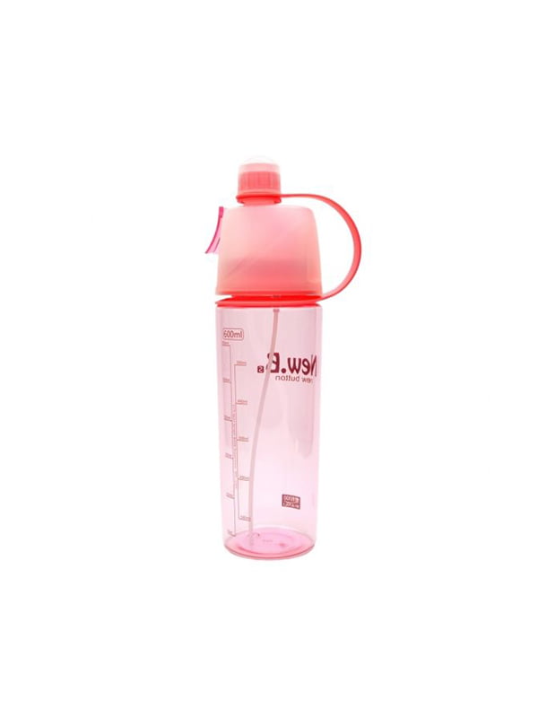 Пляшка спортивна для води з розпилювачем New B (600 мл) | 5738107