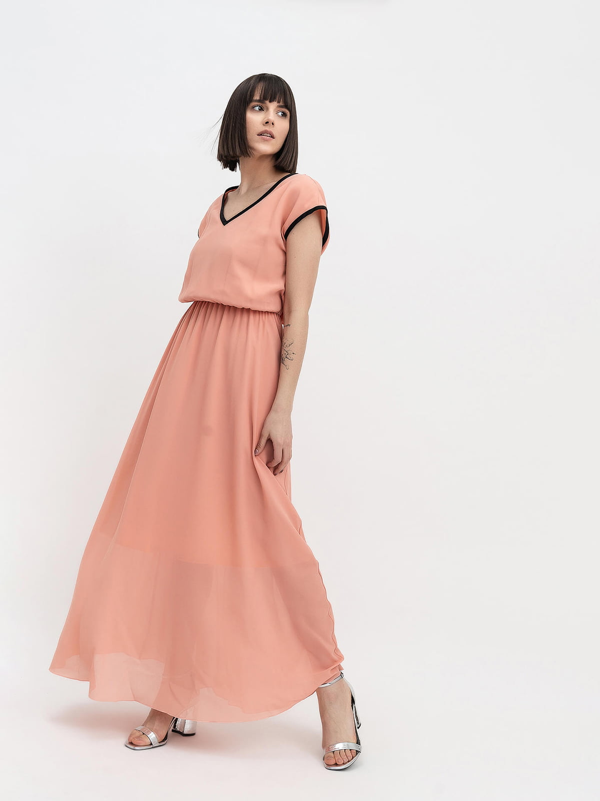 Платье персикового цвета | 4177901