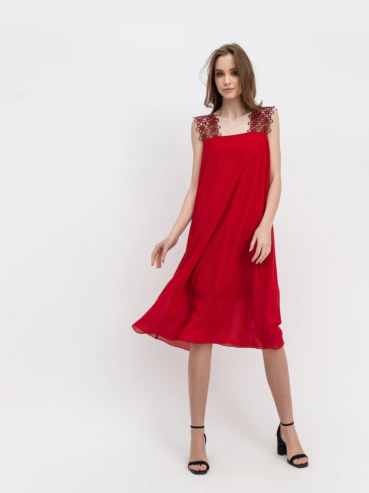 Платье красное | 5441321