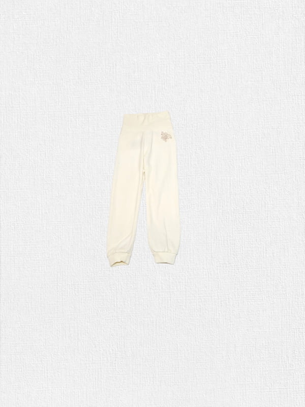 Штани піжамні білі з малюнком | 5755359