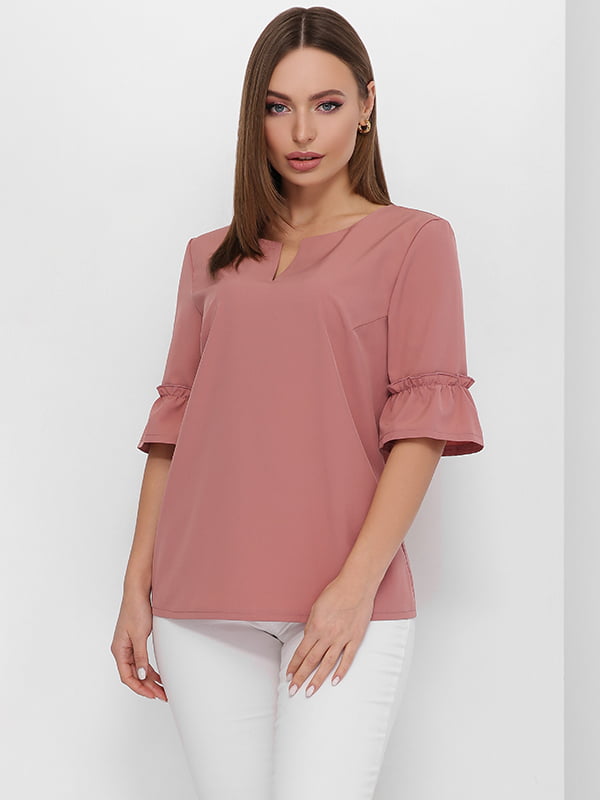 Блуза кольору фрезії | 5735355