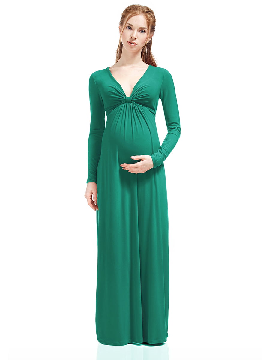Платье для беременных зеленое | 5770515