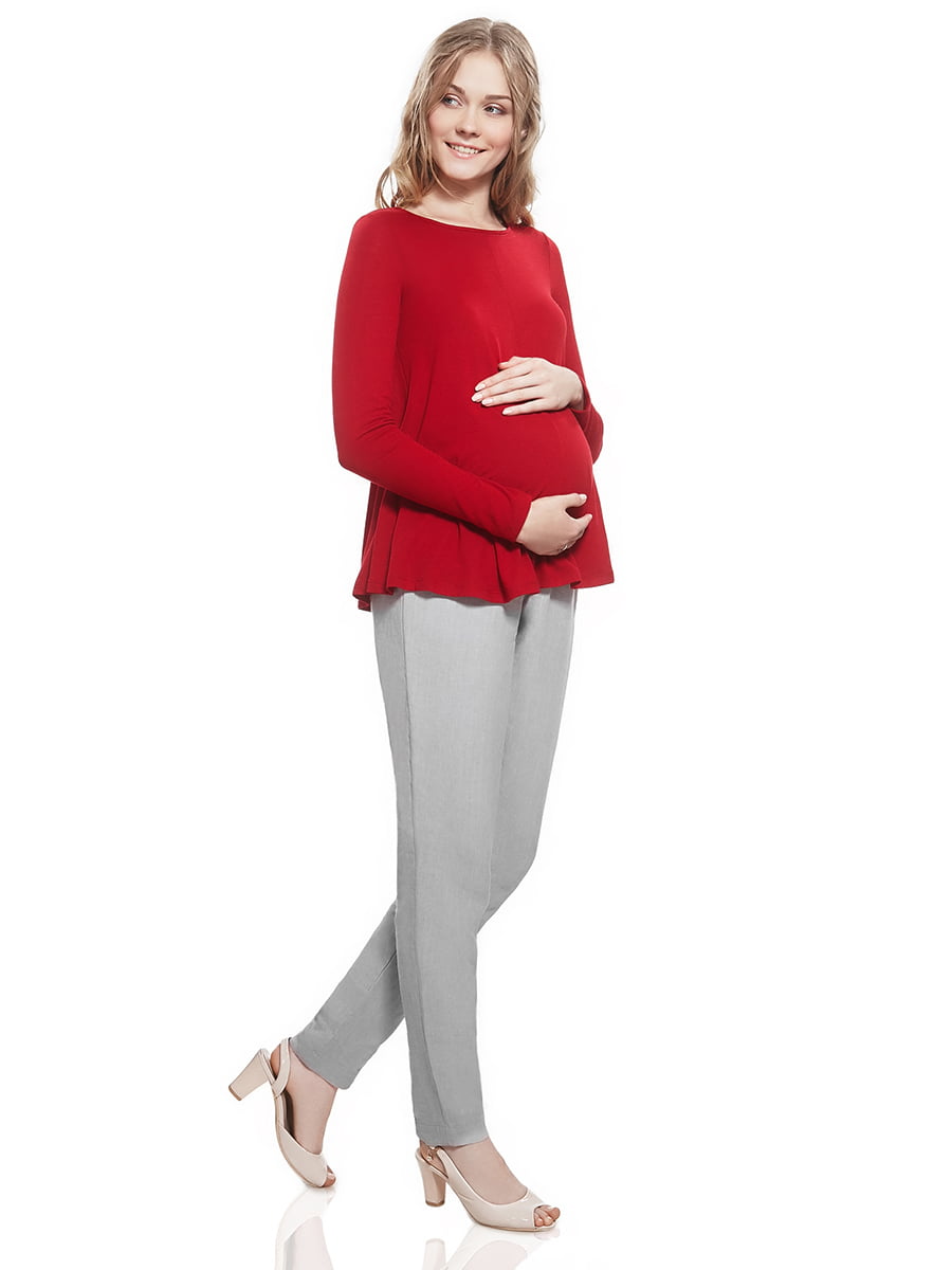 Штани для вагітних світло-сірі | 5770527