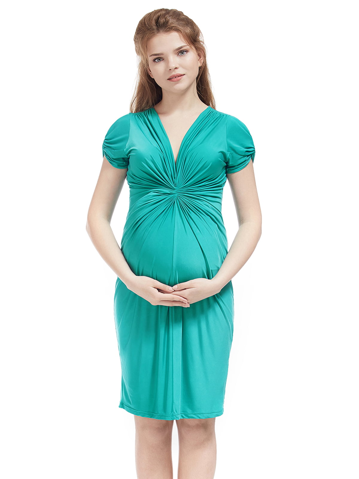 Сукня для вагітних бірюзового кольору | 5770549