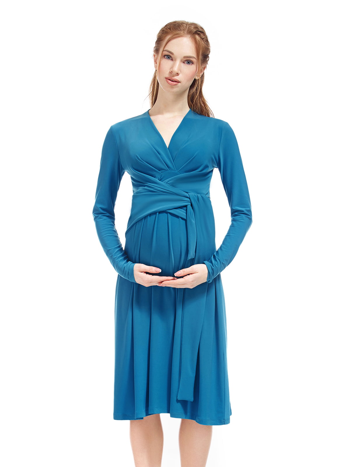 Платье для беременных синее | 5770553