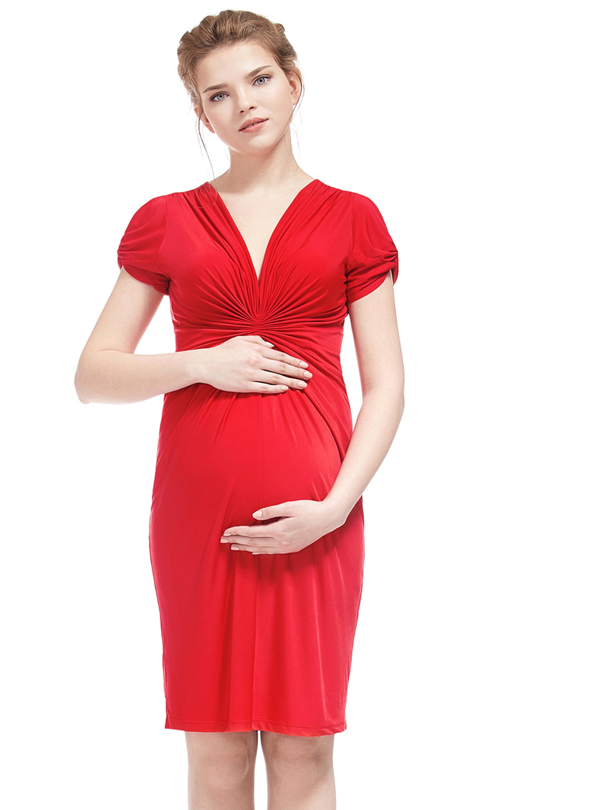 Платье для беременных красное | 5770564