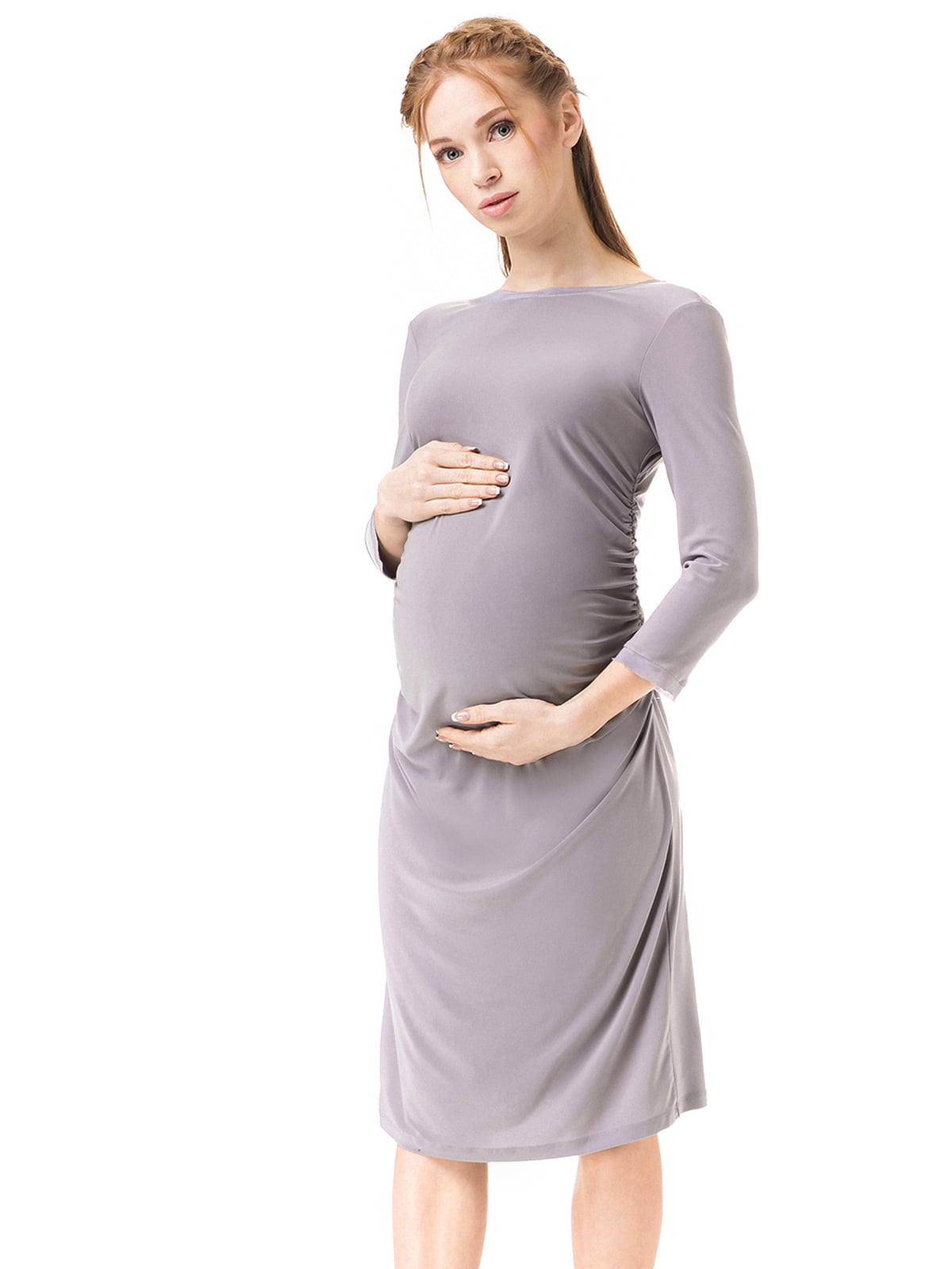 Платье для беременных серое | 5770567