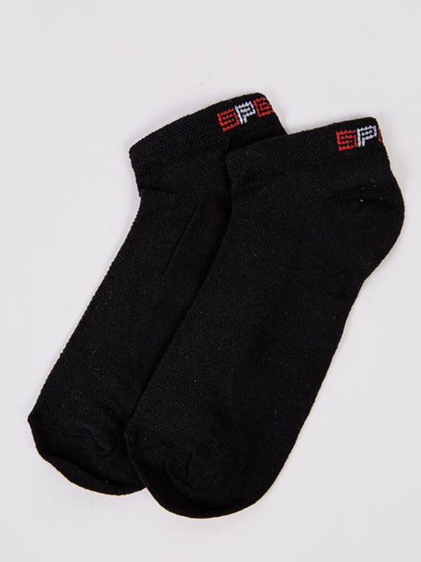 Шкарпетки чорні з логотипом | 5773131