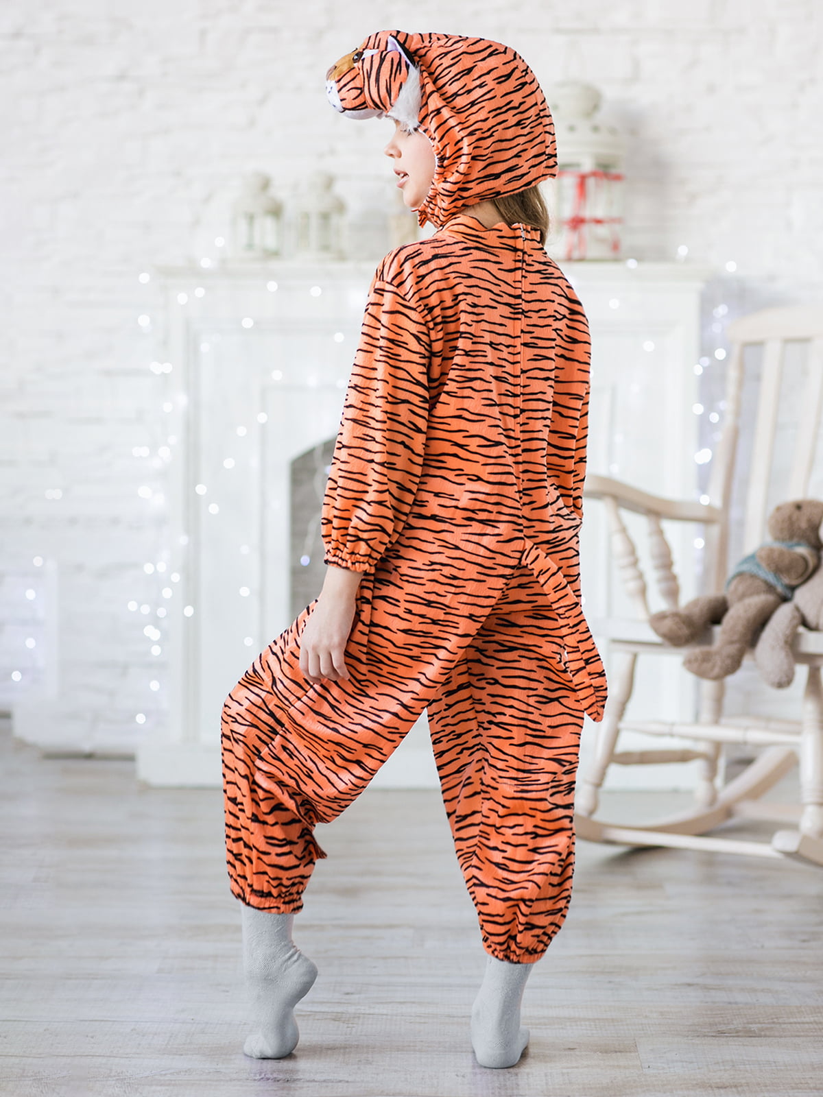 Карнавальный костюм Тигр Тим, рост 110 см (Батик)
