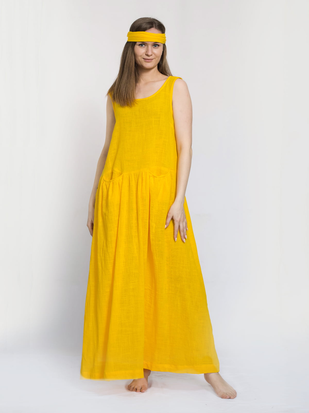 Платье желтое | 5785414