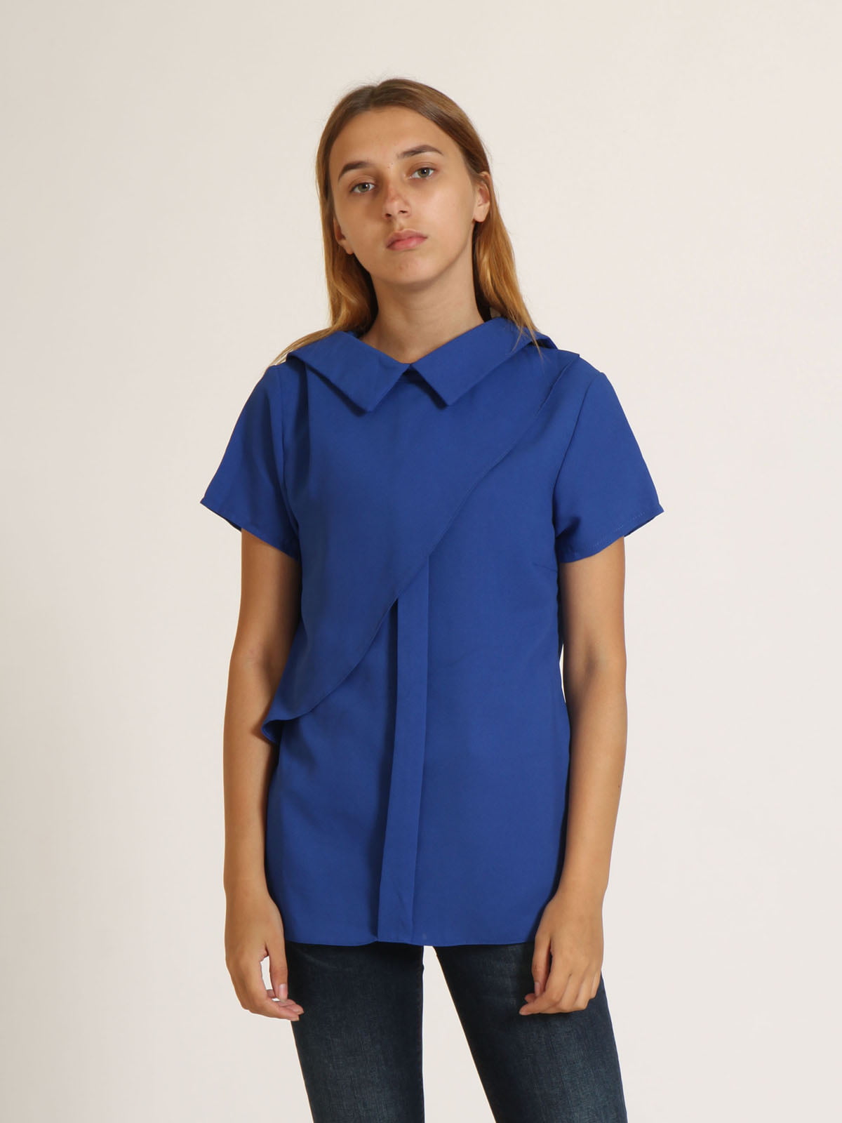 Блуза синяя | 5796116