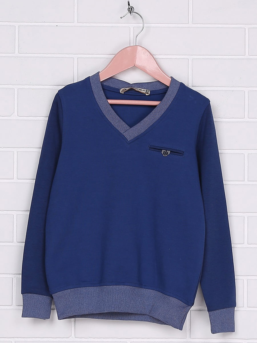 Пуловер синій | 4892426