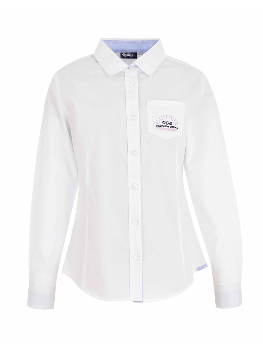 Рубашка белая с логотипом | 5793065